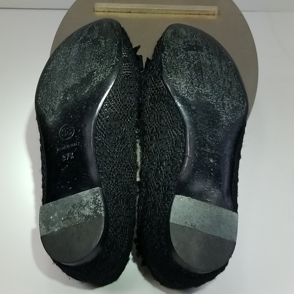 CHANELBlack Tweed Boucle Bow Ballet Flats - Picture 10 of 15